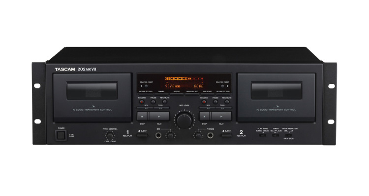 TASCAM Unveils 202mkVII Dual Cassette Deck with USB