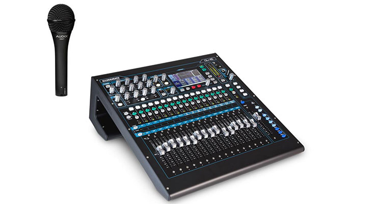 Audix Microphone Presets Now on Allen & Heath Qu Series Digital Mixers