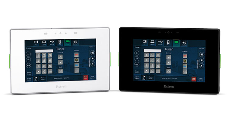 Extron Adds New 5″ Wall Mount Touch Panel