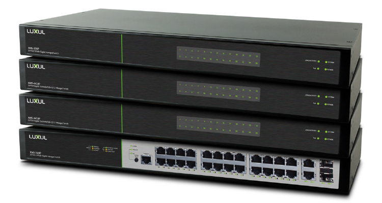 Luxul Sets Sights on AV-Over-IP at InfoComm 2018 with L2/L3 Managed Switches