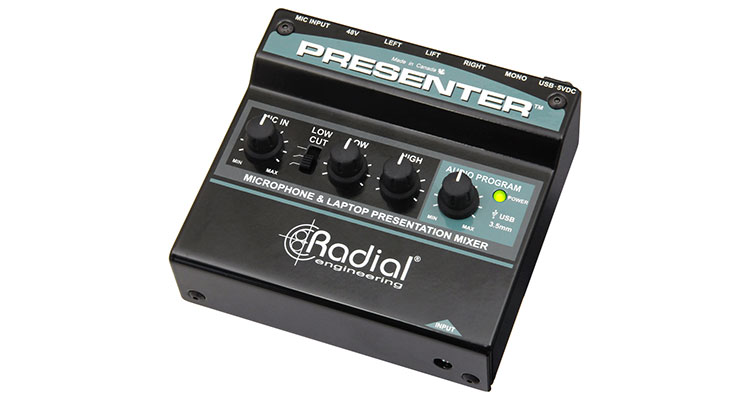 Radial’s New Compact Mixer Presenter Ships