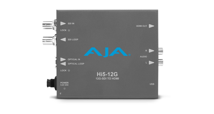 AJA Intros Hi5-12G and HA5-12G Mini-Converters at InfoComm 2018