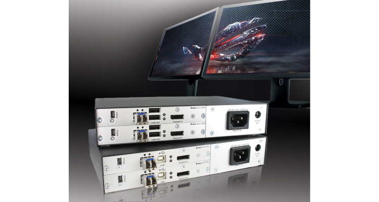 IHSE’s Dual-Head 4K DisplayPort Extender Kit Increases Viewing Area