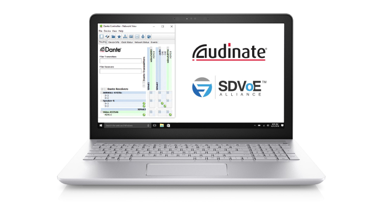 SDVoE Alliance and Audinate Collaborate on AV Control Platform