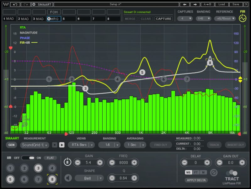 Waves Audio Now Shipping the TRACT System Calibration Plugin and TRACT System Calibration + Smaart Di v2 Bundle