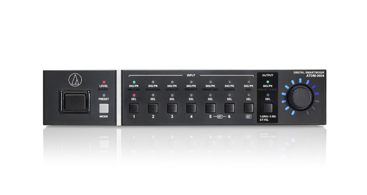 Audio-Technica Debuts ATDM-0604 Digital SmartMixer