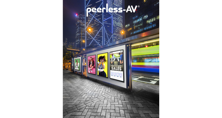 Peerless-AV Introduces New Xtreme High Bright Outdoor Display at InfoComm