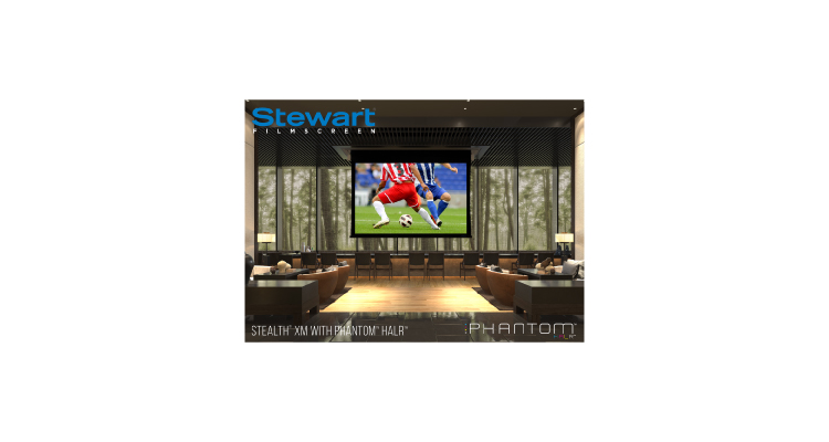 Stewart Filmscreen Shows Extra Large, Seamless Screens at InfoComm 2018