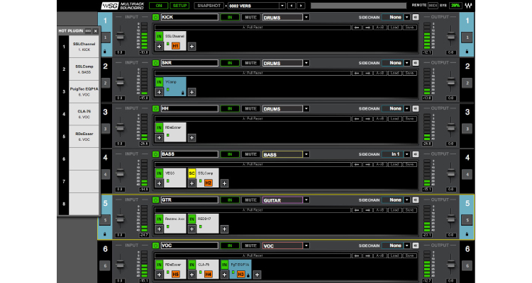 Waves Audio Debuts MultiRack Software