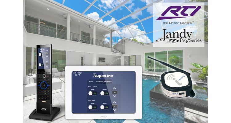New RTI Two-Way Driver for Jandy Pro Series AquaLink RS Pool and Spa Systems With iAquaLink Now Available