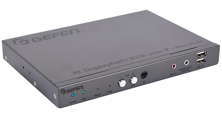 Gefen Ships 4K DisplayPort KVM Over IP Receiver