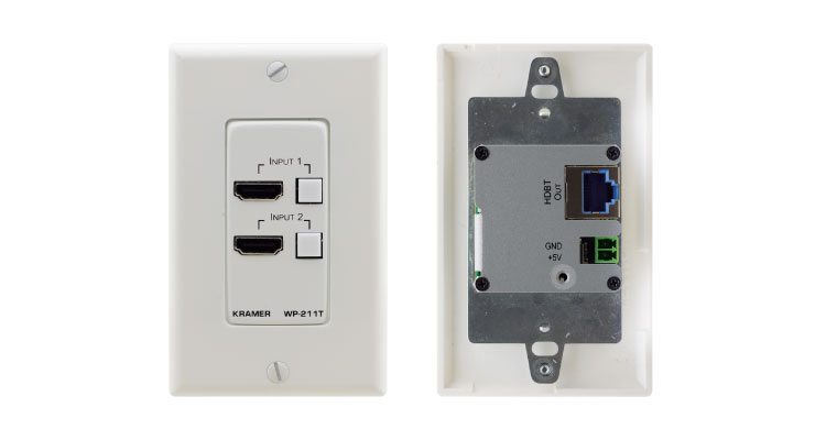 Kramer Announces WP-211T Automatic Switching Wall-Plate