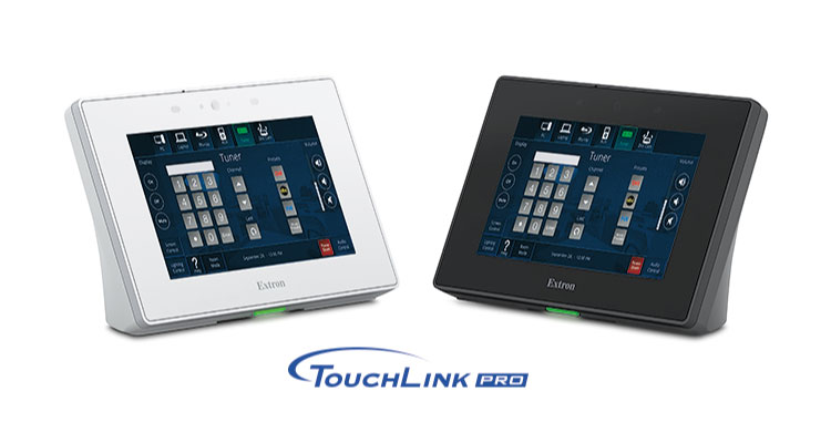 Extron Introduces Its First 5″ Tabletop TouchLink Pro Touchpanel