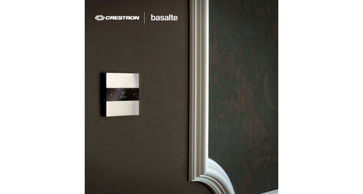 Basalte Deseo Line of Room Controllers Is Now Crestron Connected