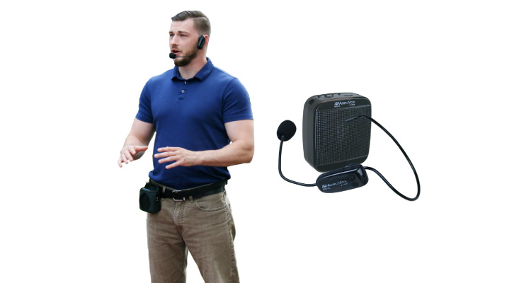 AmpliVox Introduces 2.4 GHz Digital Belt Blaster Personal PA System for Speakers