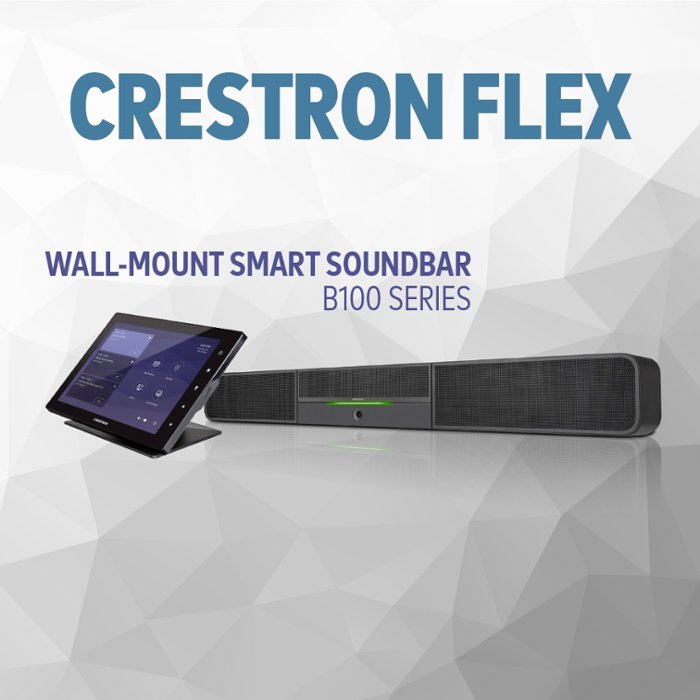 Crestron Announces Flex B100 Series Smart Soundbar Solution