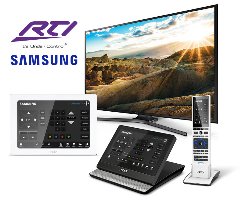 RTI Introduces Driver for IP Control of Samsung 4K UHD TVs