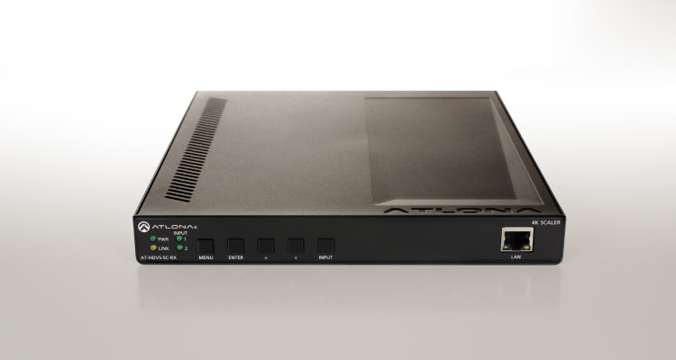 Atlona Ships AT-HDVS-SC-RX 4K HDBaseT Receiver with Advanced Scaling Technology