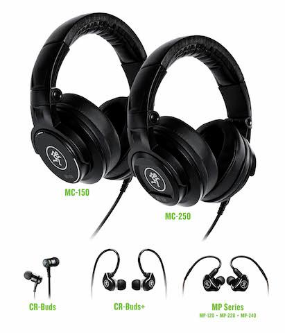 Mackie Announces All-New Headphones  and Earphones