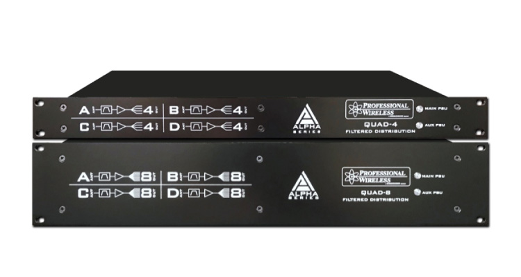 Professional Wireless Adds Quad Distro to Alpha Series Lineup