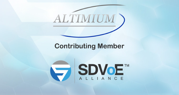 Altimium Becomes Contributing Member of SDVoE Alliance