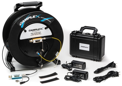 Camplex Signal Extender & Tactical Reel System for Fast Deployment of 3G-SDI Video over Fiber