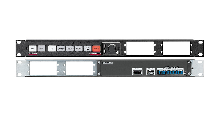 New Extron eBUS Button Panel Is AV Control in a Rack