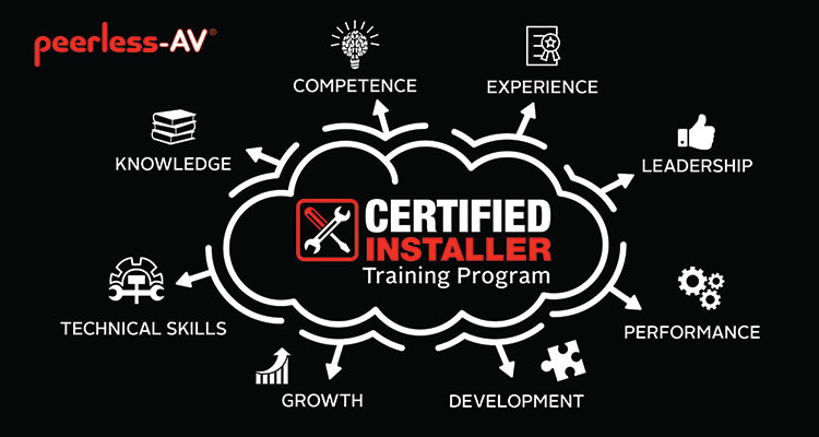 Peerless-AV Launches New Diamond Level of the Certified Installer Training Program