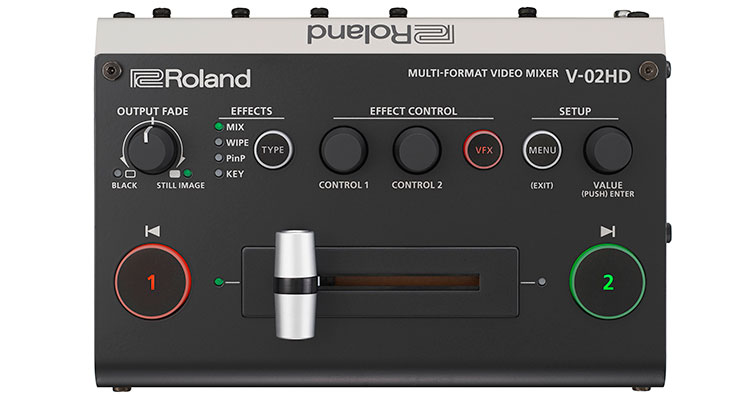 Roland Pro AV Introduces Its V-02HD Multi-Format Video Mixer