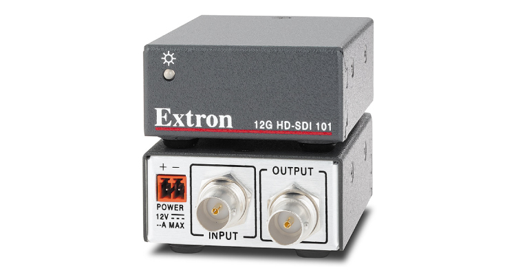 Extron Ships 12G-SDI Cable Equalizer for 4K Video