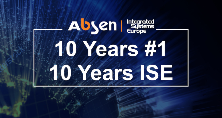 Absen Celebrates 10 Consecutive Years as #1 Chinese LED Exporter at ISE 2019