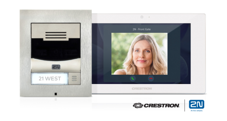 Crestron and 2N Design New Security at Entry Doors