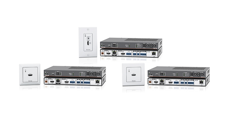 Extron Intros Collaboration Systems with One-Gang Wall Plate Transmitters