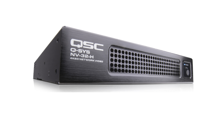 QSC Adds 1G AV-over-IP (Video) Distribution to the Q-SYS Ecosystem