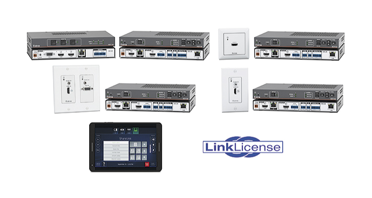 Extron Collaboration Systems Upgrades LinkLicense Pro Series User Interface