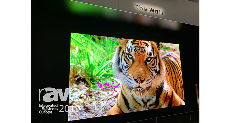 Samsung at ISE 2019: The Wall, Artificial Intelligence-Based Scaling and Digital Signage