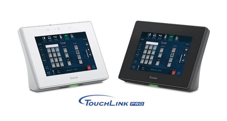 Extron Ships Its First 5″ Tabletop TouchLink Pro Touchpanel