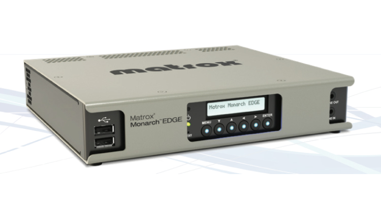 Matrox Debuts 4K H.264 Streaming Encoder in EDGE