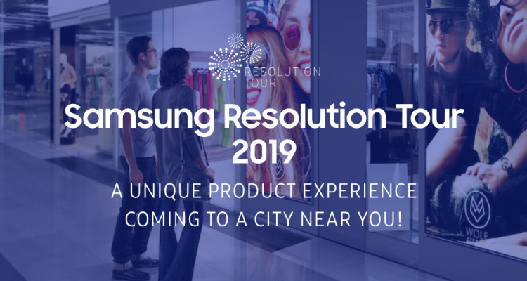 Samsung Announces Eight-Stop “Resolution Tour 2019” Roadshow