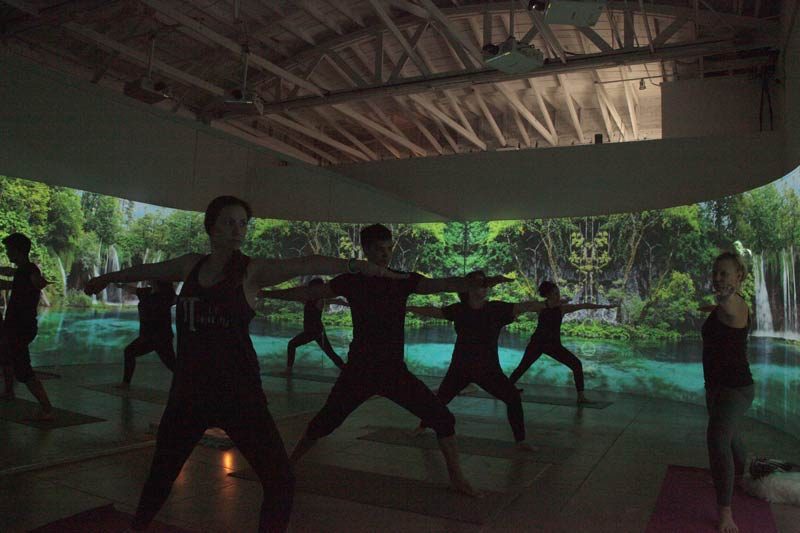 Panasonic Laser Projectors Create Immersive Experience at Oraya Movement Yoga, Pilates and Wellness Studio