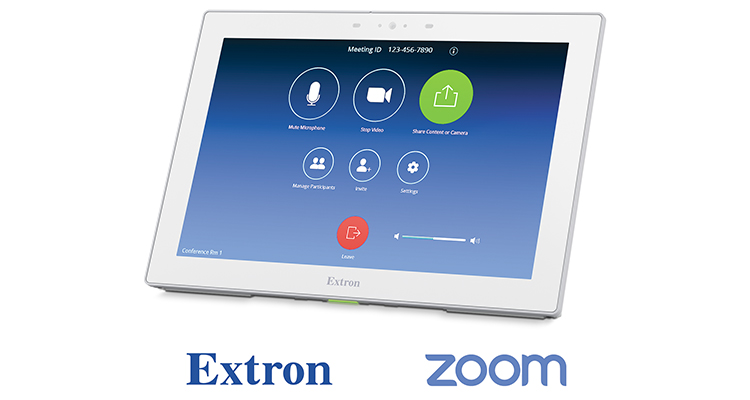 Extron Now Shipping HC 404 Collaboration System with Zoom Room Control
