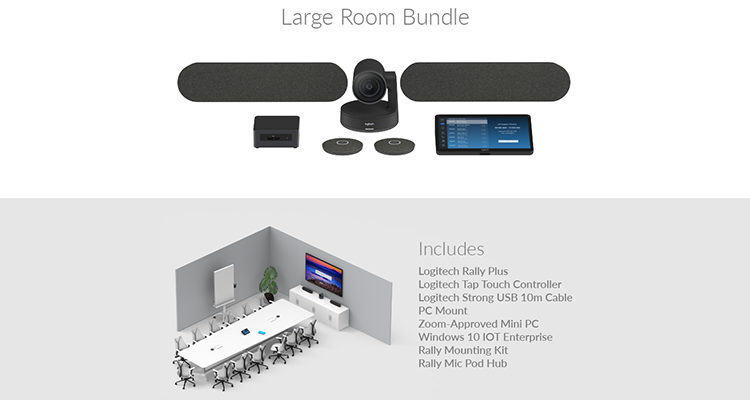 Logitech Intros Kits for Zoom Rooms