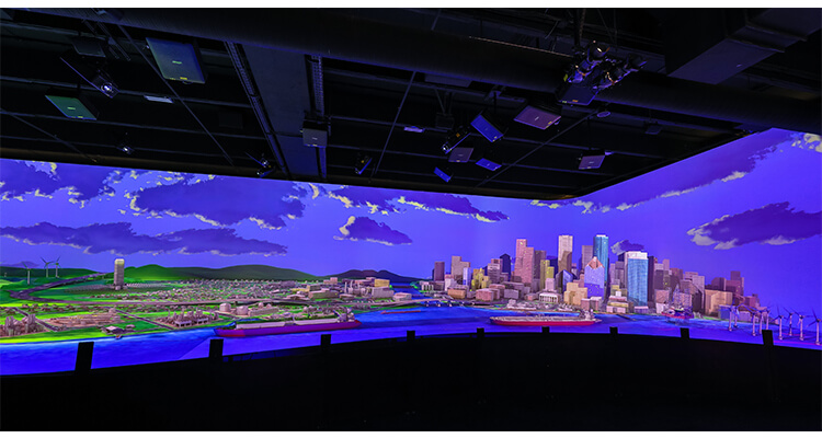 Energy City Exhibit with Vivitek Projectors Energizes 110-year-old Houston Museum of Natural Science