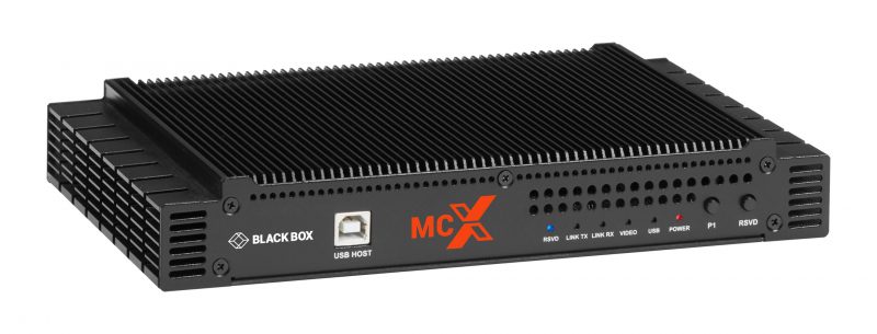 Black Box MCX Multimedia Management System Enables True Convergence of AV and Data on a Single IT Network