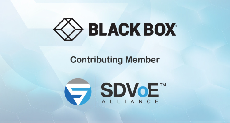 Black Box Joins SDVoE Alliance and Will Launch AV-over-IP Products at InfoComm 2019