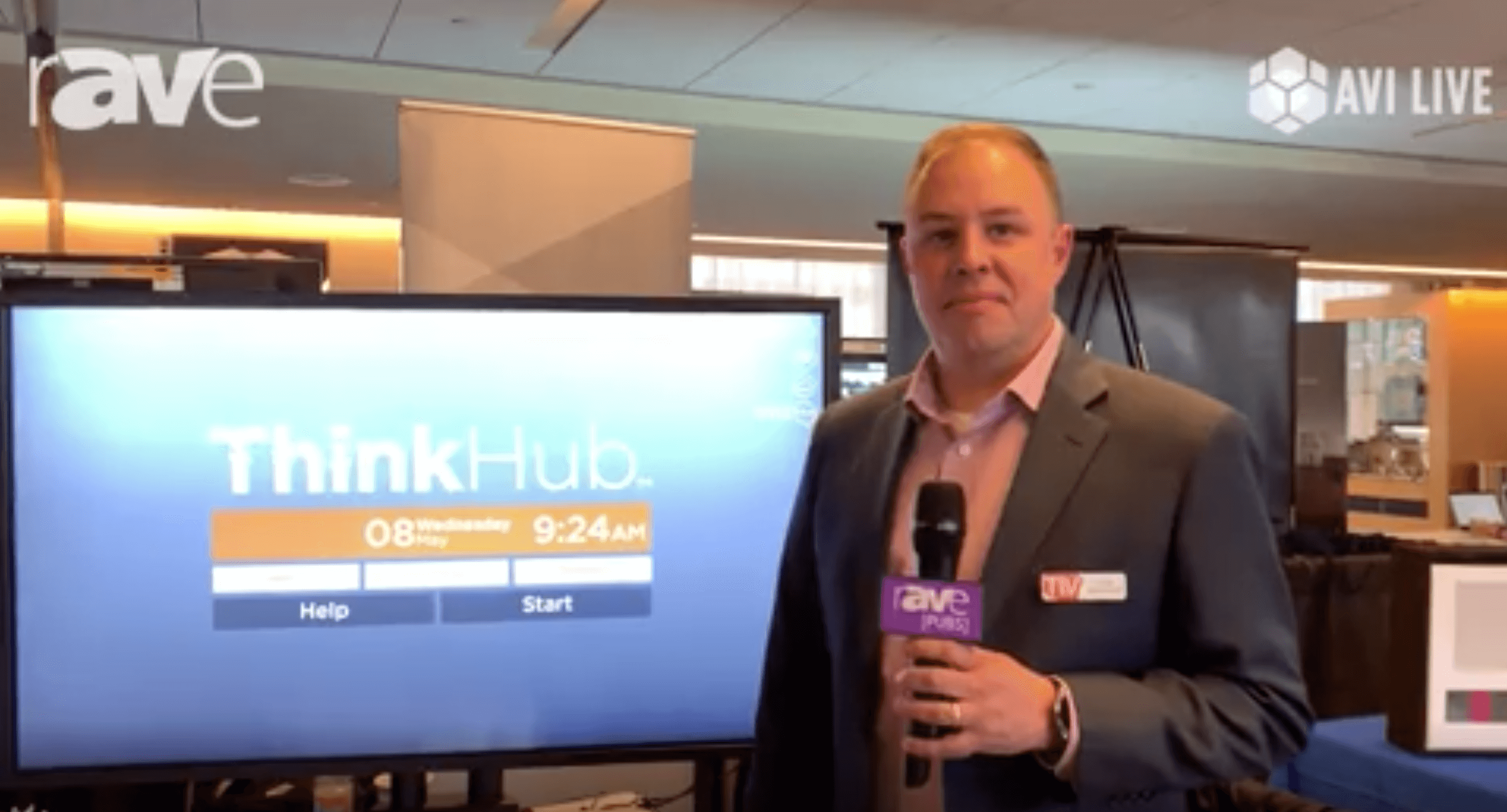 AVI LIVE: T1V Shows ThinkHub, an Interactive Collaboration Solution for Large Canvases