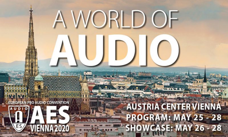 AES Vienna 2020 to Offer “A World of Audio”