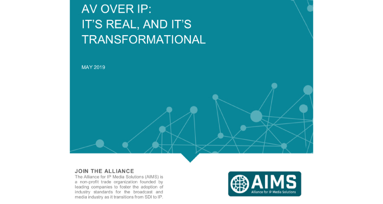 AIMS Uses InfoComm to Push for AV-over-IP Interoperability Standards in Pro AV