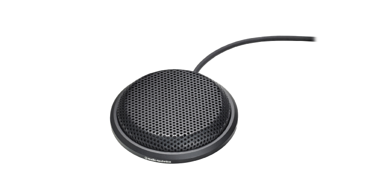 Audio-Technica Debuts UniPoint U843R Three-Element Multidirectional Boundary Microphone