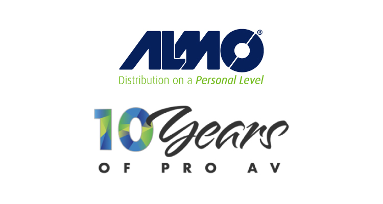 Almo ProAV to Celebrate 10th Birthday at InfoComm